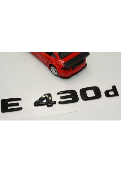 E 430d Bagaj Parlak Siyah ABS 3M 3D Yazı Logo
