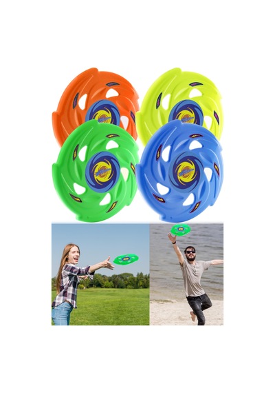 Frisbee Frizbi Fırlatma Diski Disk Atma Oyunu Çocuk Yetişkin Plaj Bahçe Oyuncak 24 Cm 4lü