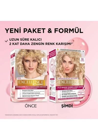 L'oréal Paris Excellence Creme 10 Açık Sarı Saç Boyası