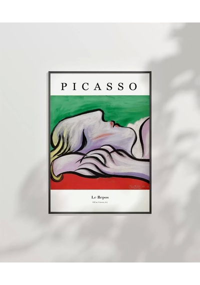Çerçevesiz Poster Pablo Picasso Le Repos