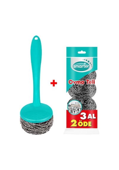Smarter Saplı Ovma Teli + Ovma Teli 3'lü