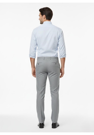 Presto Erkek Slimfit Armürlü Pantolon Gri 3194-050 Gri