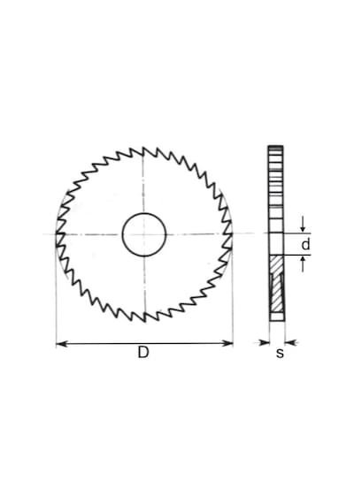 Fett 200x4,5x32 128 Gsp Dın1837a Hss Metal Daire Testere