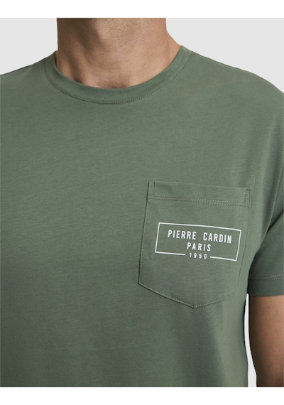 Pierre Cardin Erkek Haki Tişört 50327866-vr027