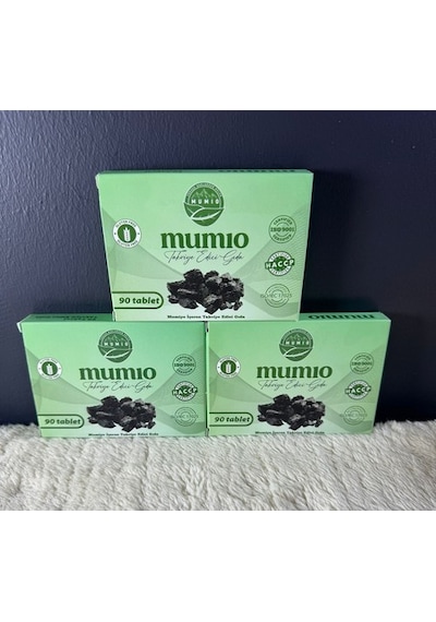 Mumio İçeren Takviye Edici Gıda 3 x 90 Tablet﻿﻿
