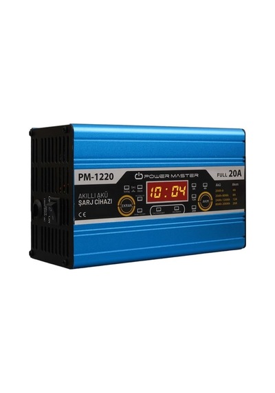 Pm-1220 12v Şarj Redresörü Akıllı Akü Şarj Cihazı Otomatik 20 A