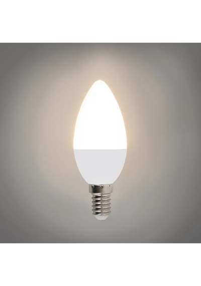 E14 Ince Duylu Günışığı Işık 7 Watt Mum Led Ampul