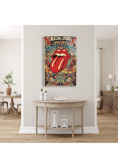 Rolling Stones Müzik Posteri - Cam Tablo - Deg1534 80 X 125 Cm