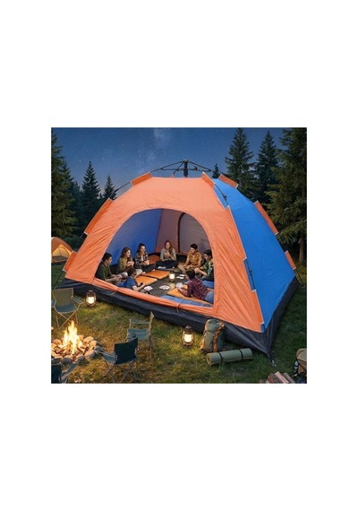 Buffer 10 Kişilik Otomatik Kurulum Kamp Çadırı Outdoor , Suya Dayanıklı Hızlı Kurulum Piknik Ve D Yeşil