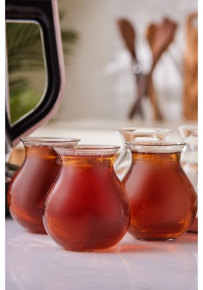 Karaca x Refika Tatlıcan 6'Lı Çay Bardağı Seti
