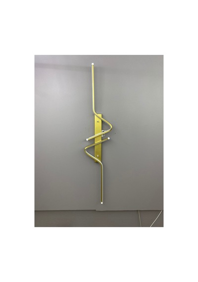 Yüksek Aydınlatmalı Z Model Gold Led Aplik Avize Modern, 3 Renk Aydınlatma