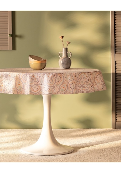 Madame Coco Ancre Pvc Masa Örtüsü - Mor - 140 Cm 1kmaor0565 140 Cm-mor