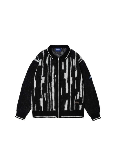 Misbhv Stax Zip - Up Polo: %100 Fırçalanmış Akrilik, Şık Tasarım Ve Konforlu Fit Siyah