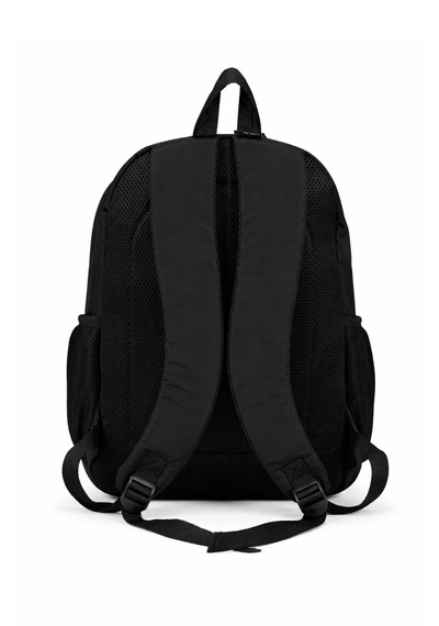 Beşiktaş Lisanslı Logolu Siyah Sırt Çantası - Su İtici Kumaşlı Laptop Bölmeli Okul Çantası