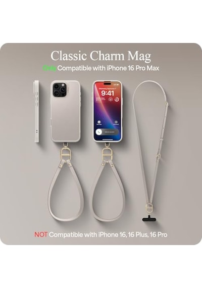 Spigen Ciel By Cyrıll Apple İphone 16 Pro Max İle Uyumlu Askılı Magsafe Kılıf Kajuk Mag Hava Kanalı Teknolojisi Diğer