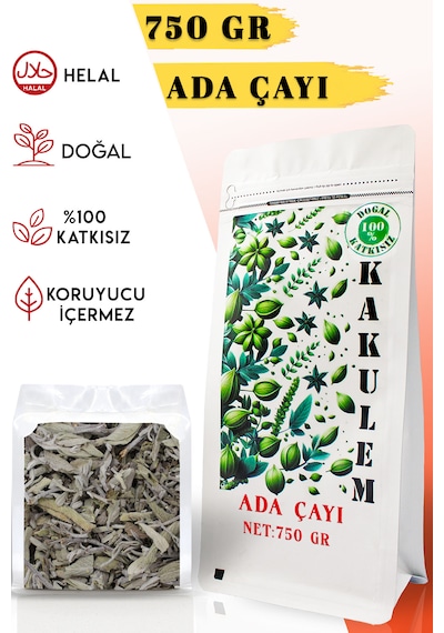 Kakulem Sertifikalı 750 Gr Yöresel Katkısız Doğal Kurutulmuş Ada Çayı