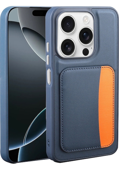 Xiaomi Redmi 15c Uyumlu Kartlıklı Süni Deri X-kart Cüzdan Silikon Kapak Lacivert