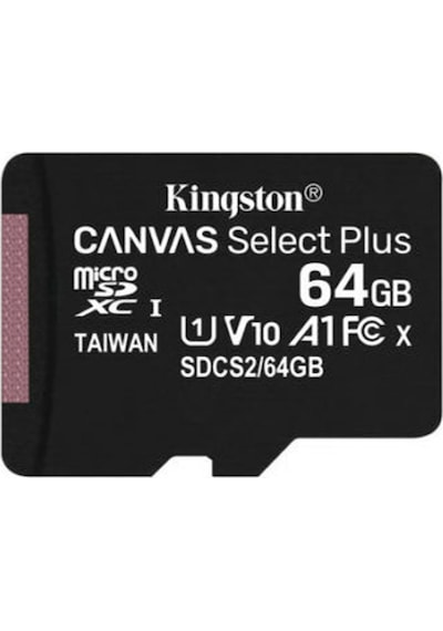 Kingston 64Gb Microsdxc Canvas Select Plus Hafıza Kartı Sdcs2/64G