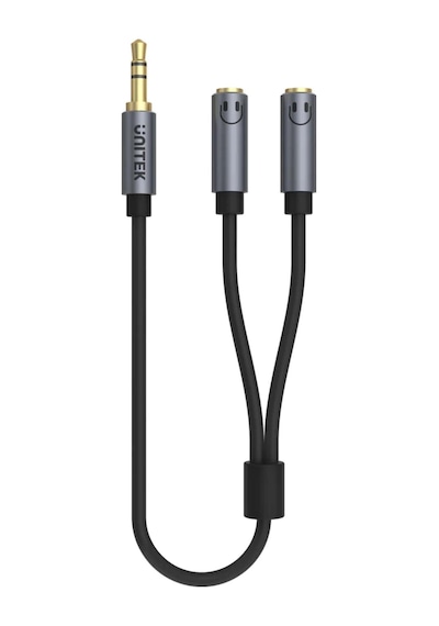 Unıtek 3.5mm Aux Kulaklık Çoklayıcı Y Kablo Y-c956abk