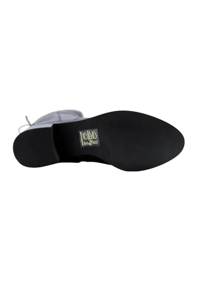Poletto Hakiki Deri Sıyah Çizme Topuklu 3176 17 Bfl Yk-481 Siyah
