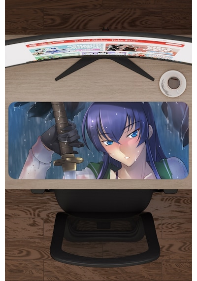 Highschool Of The Dead Anime V2 - 70x30 Xl Gaming Kauçuk Kaymaz Taban Mouse Pad Fare Altlığı
