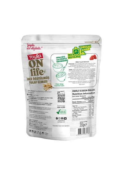 Yayla Onlife İnce Öğütülmüş Yulaf Ezmesi 350 G X12
