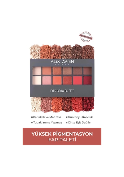 Alix Avien 12'li Far Paleti Eyeshadow Palette 999 All Seasons 15,6 G