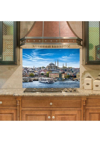 Mutfak Duvar Tezgah Arası Ocak Arkası Sticker Kaplama İstanbul
