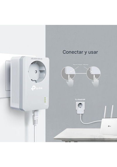 Lexroo Tl-pa4010pkıt, Av600 Ac Güç Soketli Powerline Adaptör Başlangıç Kiti