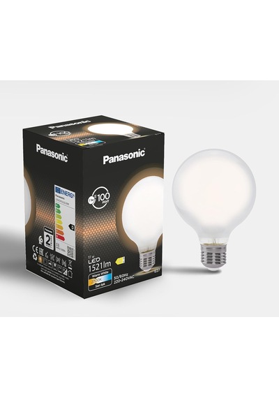 Panasonic Filament Ampul E27 11w 1521lm 2700k Milky