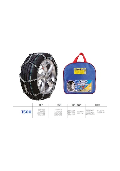 Patinaj Zinciri 4x4 Jeep - Minibüs Ve Hafif Tic.araç Zincir Ebatları İçin Semeglbl - 26 Resime Bakınız