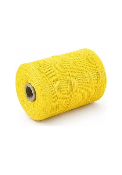 Naylon Plastik Fibrilize Ambalaj İpi-400 Gr-sarı 1 Adet