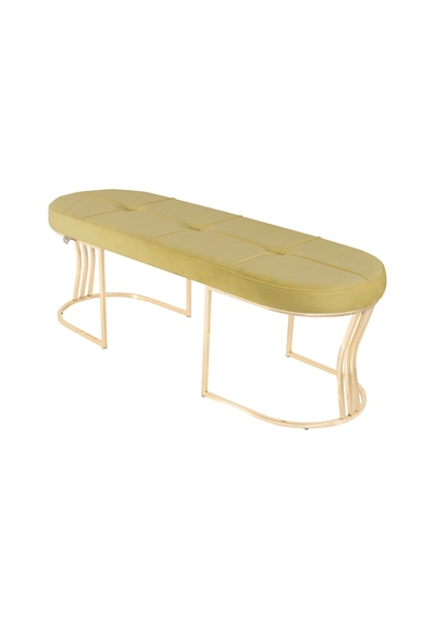 Viego Gold Collection- Hardal Kapitoneli Chester Model Puf & Bench & Koltuk & Uzun Makyaj Puff & Yatak Ucu