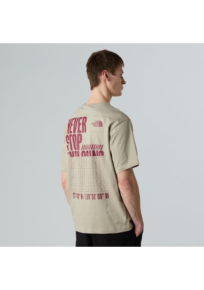 The North Face M Coordinates Relaxed Ss Tee Erkek T-shirt-30477 Gri