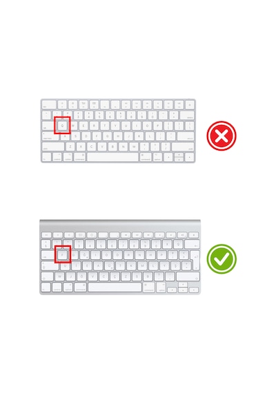 Klavye Koruyucu Magic Keyboard-1 A1314 A1242 İle Uyumlu F-türkçe Daktilotip Baskı Siyah
