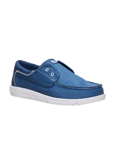 Hey Dude Wally Cru Stretch Canvas Erkek Ayakkabı Hyd.r45141-hyd.4zl Mavi