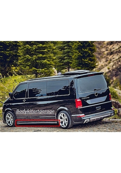 Transporter T5-t6-t7-t8 2005-2021 Model Uzun Şase Marşpiyel Takımı-fiberglass-boyasız