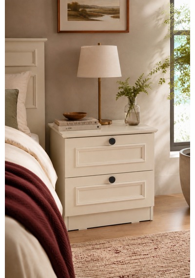 Home Vera 2 Çekmeceli Komodin 53x51x43 Cm Beyaz - 912264116 Beyaz Home Vera 2 Çekmeceli Komodin 53x51x43 Cm Beyaz - 912264116 Beyaz