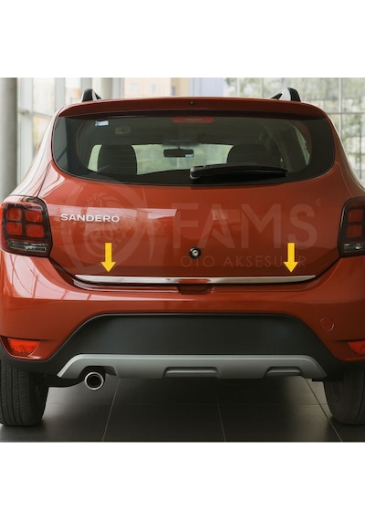 Dacia Sandero Stepway Krom Bagaj Alt Çıtası 2012-2020 P.Çelik