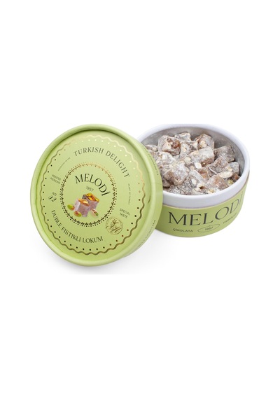 Melodi Çikolata Duble Fıstıklı Lokum 250 G