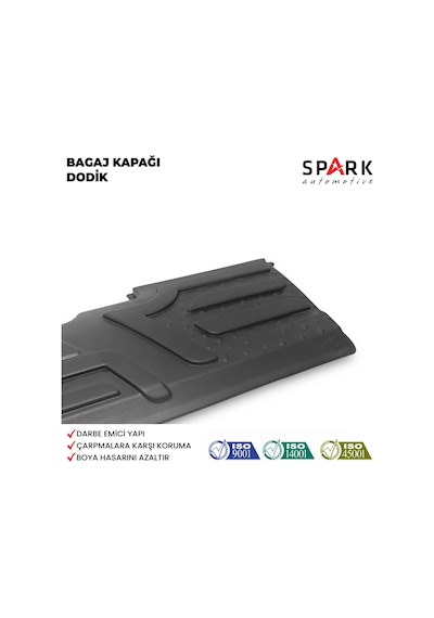 Mitsubishi L200 2007-2015 Yıl Aralığı Uyumlu Bagaj Kapağı Dodik Siyah
