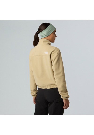 The North Face Glacier Fleece 1/2 Zip Short Kadın Krem Outdoor Polar Nf0a8d2clk51