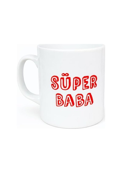 Süper Baba Tasarımlı Kupa Bardak Acı Kahve