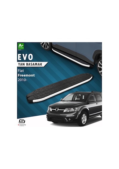 S-dizayn Fiat Freemont Evo Aluminyum Yan Basamak 183 Cm 2010 Üzeri