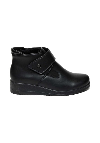 Bestello Cırtlı Poli Taban Comfort Bot 018-l303 Kadın Bot Siyah