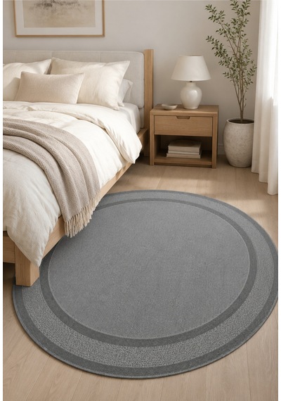 Modern Sisal 8001 Antrasit Daire Leke Tutmayan Kaymaz Taban Salon Mutfak Koridor Balkon Halısı
