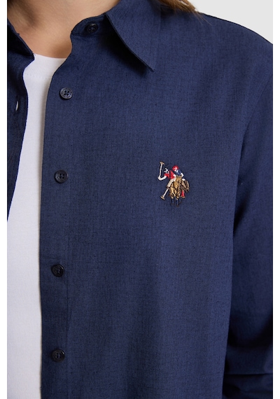 U.S. Polo Assn. U.s. Polo Assn. Kadın Lacivert Gömlek Basic 50320204-vr033