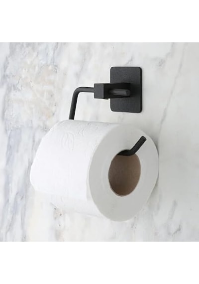 Yapışkanlı Tuvalet Kağıtlığı,tuvalet Kağıdı Askısı,tuvalet Kağıdı Tutucu,modern Tasarım,siyah, Metal,de Çok Renkli