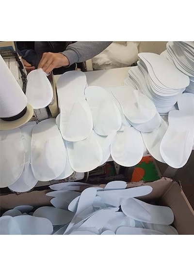 500 Çift Tek Kullanımlık Terlik Otel Terliği