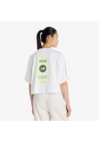 New Balance Vortex Performance Kadın Beyaz T-shirt Wt6176be-wt Beyaz